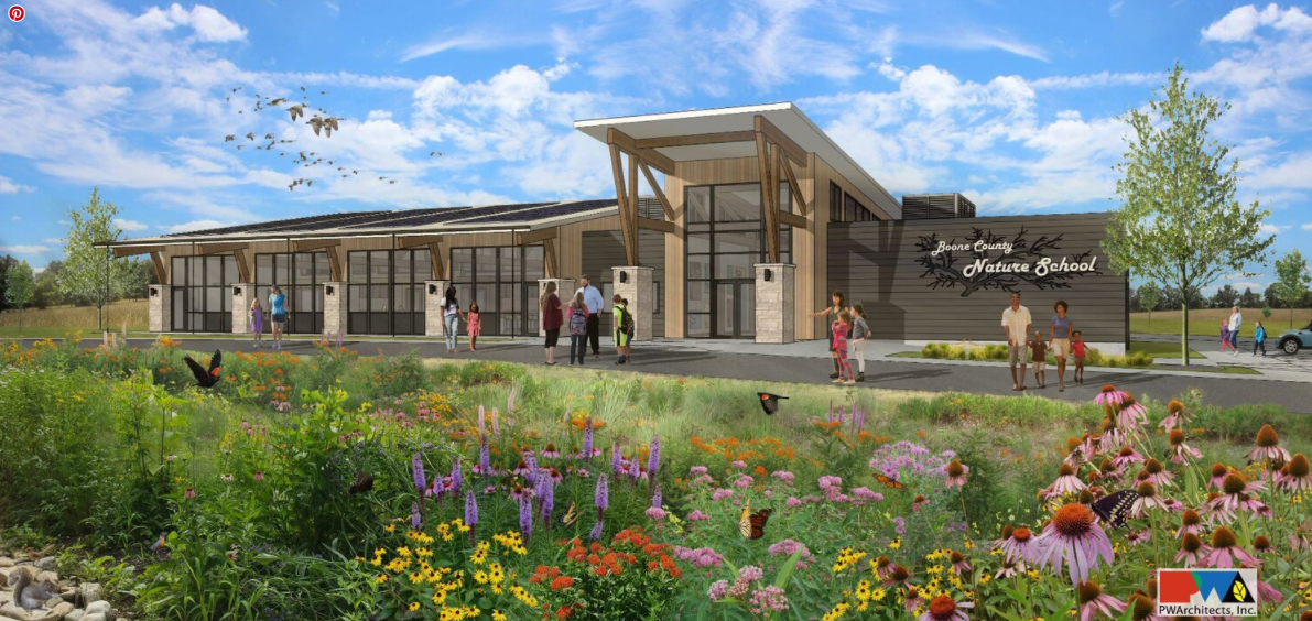 Rendering of the Boone County Nature School